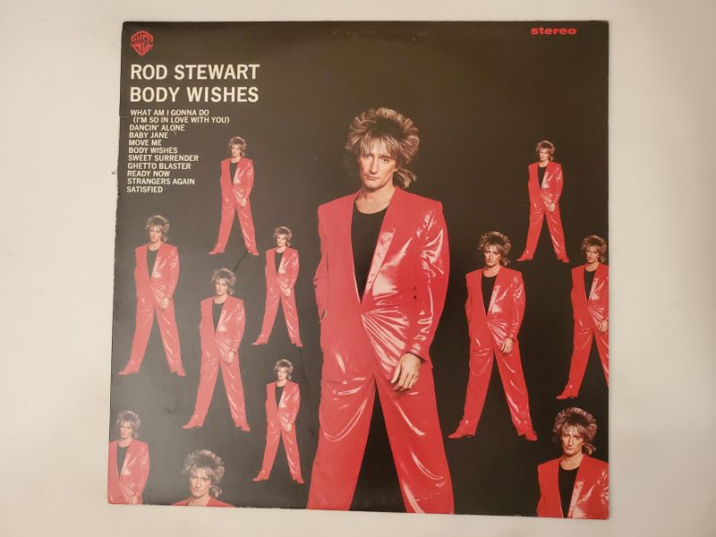 Rod Stewart Body Wishes vinyl record